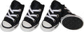 Casual Canvas Year-Round Dog Shoes Sneakers - Paw Protectors with Laced Support - Set of 4 Pet Shoes